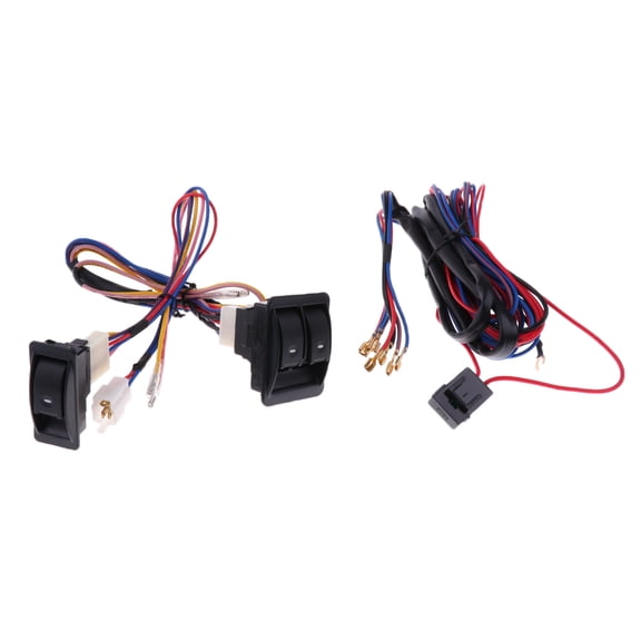 Nishiyuenyi Electric Power Window Glass Lift Switch Button (3 Switches) for Car Auto Window