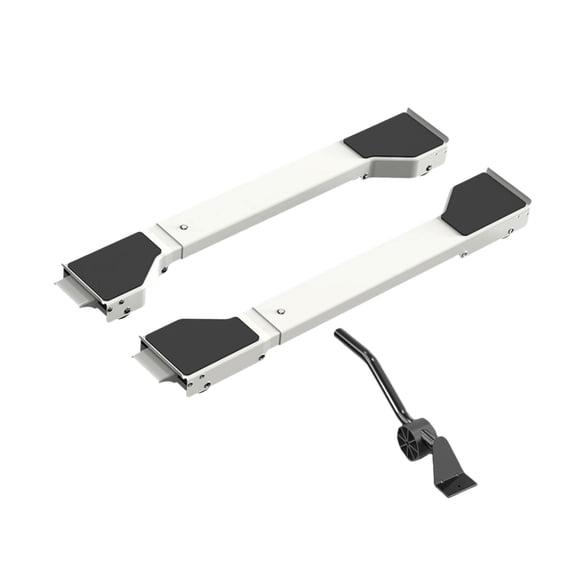 Nishiyuenyi Extendable Furniture Appliances Rollers Refrigerator Base Universal Easily Move White