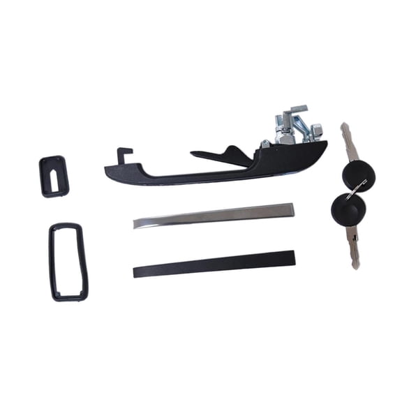 Nishiyuenyi Front Left Exterior Door Handle and 2 Keys for VW Golf MK1 MK2 Jetta MK1 MK2
