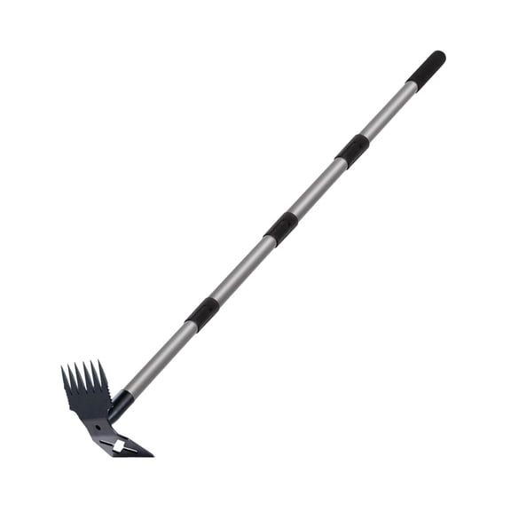 Nishiyuenyi Garden Hoe Weeding Rake Weeds Remover Easy Assembly Hand Hoe Practical Manual