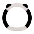 thumbnail image 1 of Nishiyuenyi Generic Car Steering Wheel Cover, Steering Wheel Protector Cover, Decorative Car D Shape Black White, 1 of 9