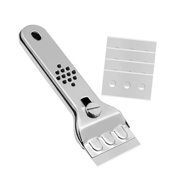 Nishiyuenyi Glass and Tile Scraper, Floor Scraper, with Blade Cleaning Tool Utility Scraper,