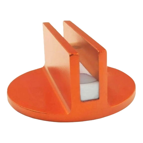 Nishiyuenyi Grooved Jack Pad Aluminum Alloy Sturdy Easy to Install Stable Support Guide Rail Orange