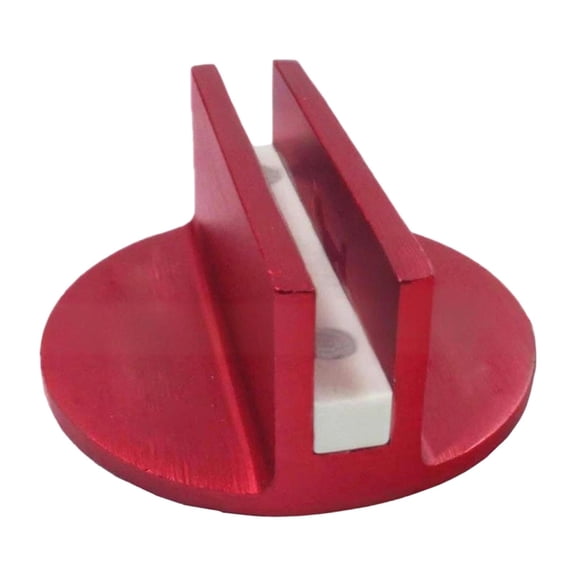 Nishiyuenyi Grooved Jack Pad Aluminum Alloy Sturdy Easy to Install Stable Support Guide Rail Red