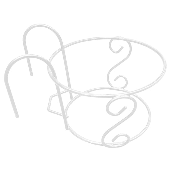 Nishiyuenyi Hanging Planters Basket Metal Pot Plant Basket Metal Fence Planter over The Rail M