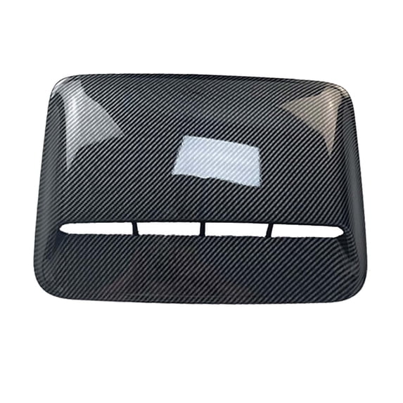 Nishiyuenyi Hood Body Air Decorative Intake Replaces Car Hood Vent for Car Modification Carbon Fiber Pattern