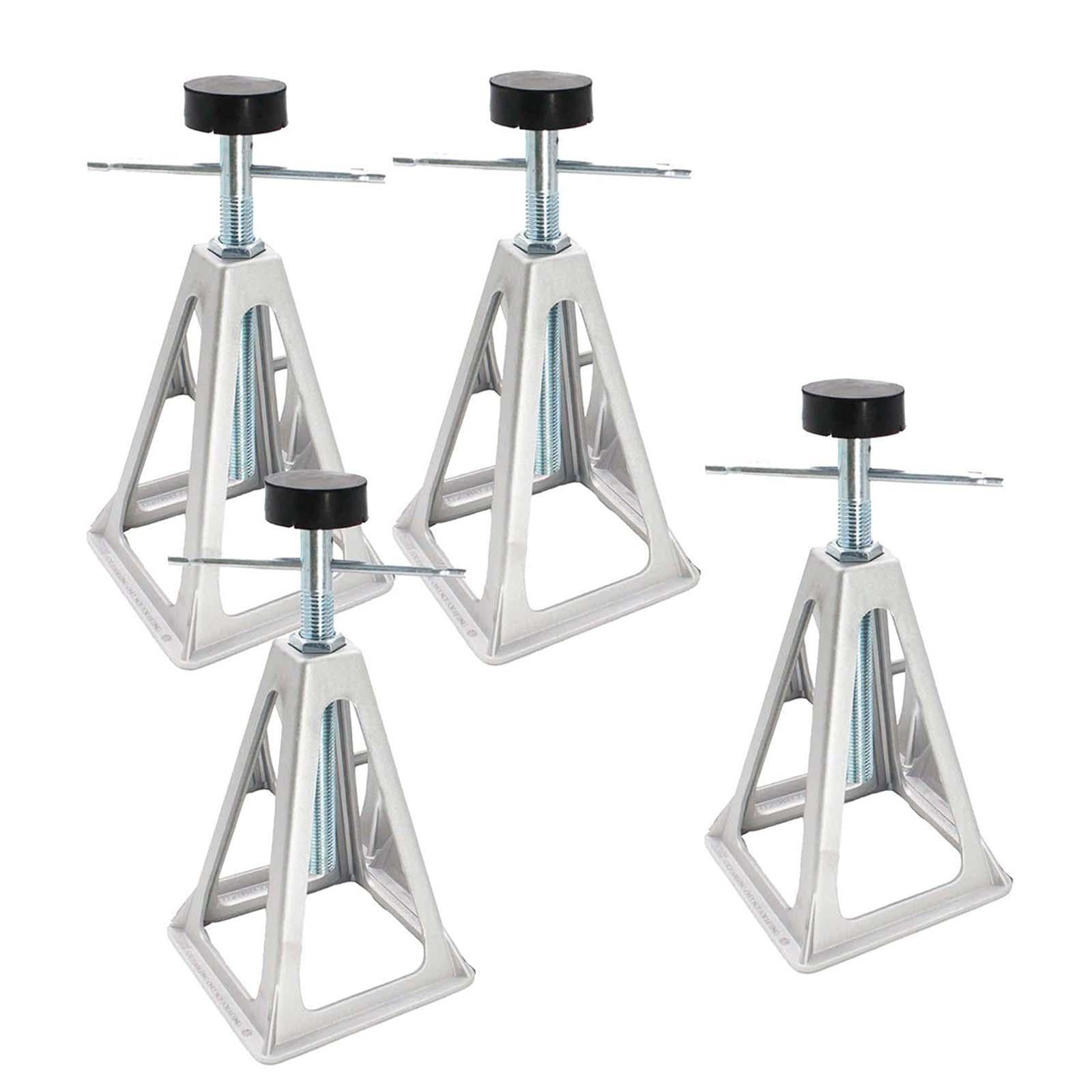 Nishiyuenyi Jack Stands Leveling Jacks Accessories Aluminum Alloy Adjustable Height Aluminum 4pcs