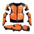 thumbnail image 1 of Nishiyuenyi Kids Motorcycle Guard Suit with Elbow Knee Pads Dirt Bike Gear Riding Protection Orange, 1 of 9