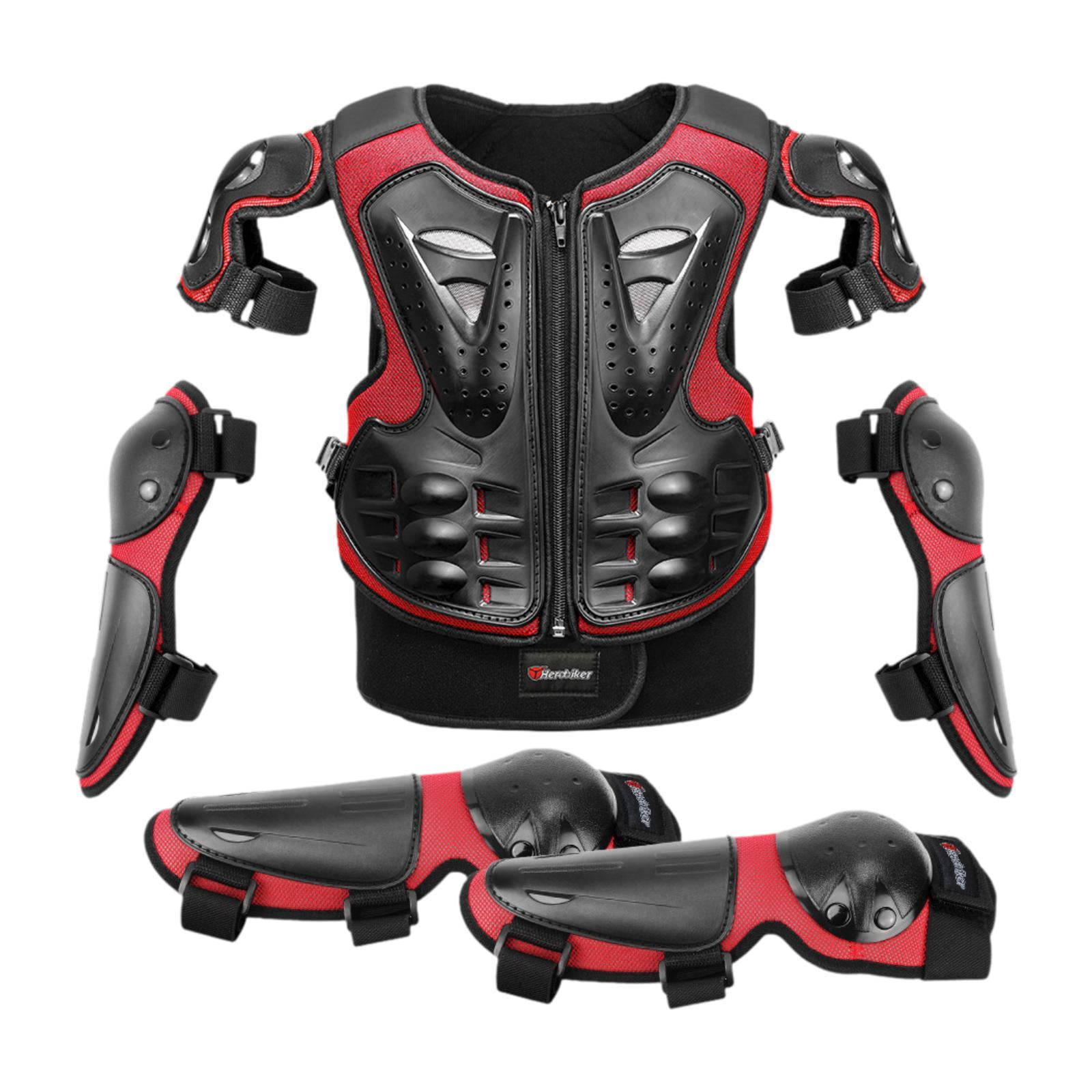 Nishiyuenyi Kids Motorcycle Guard Suit with Elbow Knee Pads Dirt