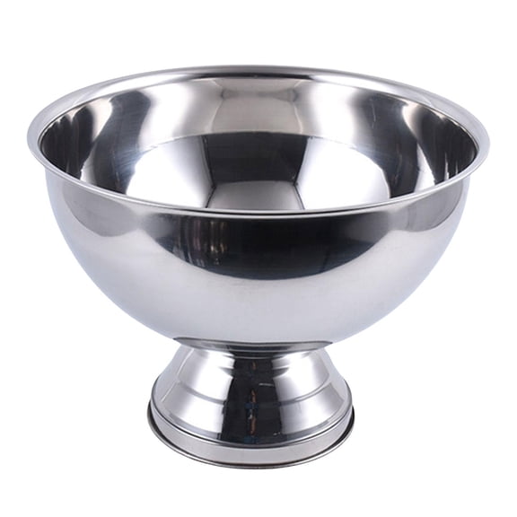 Nishiyuenyi Metal Champagne Cooler Storage Tub Kitchen Utensils Bowls Champagne Cooler for , Silver