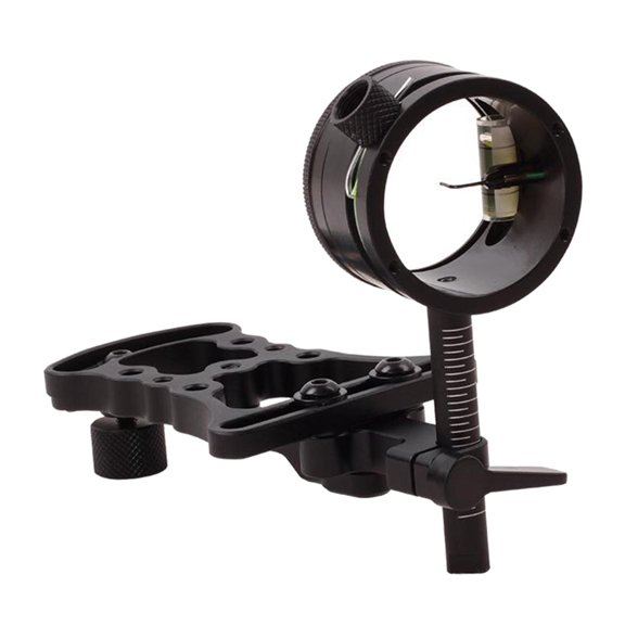 Nishiyuenyi Micro-Adjust Single Pin Aim Bow Sight Portable Compound Bow Shooting Sight Black