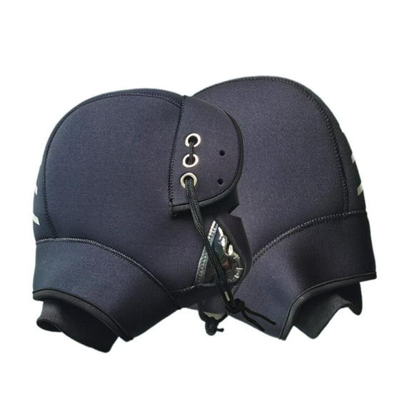 Nishiyuenyi Motorcycle Handlebar Muffs Handle Covers Mitts Warm Winter Gloves Cycling Gloves Black