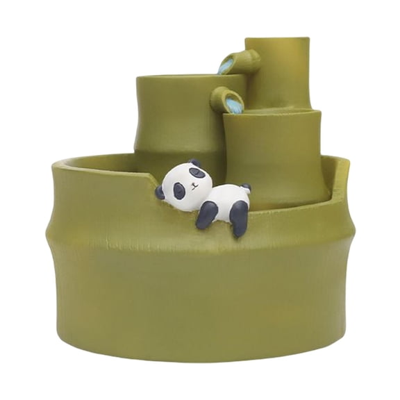 Nishiyuenyi Multifunctional Bonsai Planter Flower Container Creative Micro Landscape Potted Panda