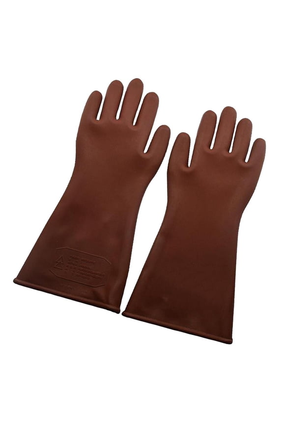 Pair of High Voltage Electrical Insulating Gloves for Electrical, Automotive And