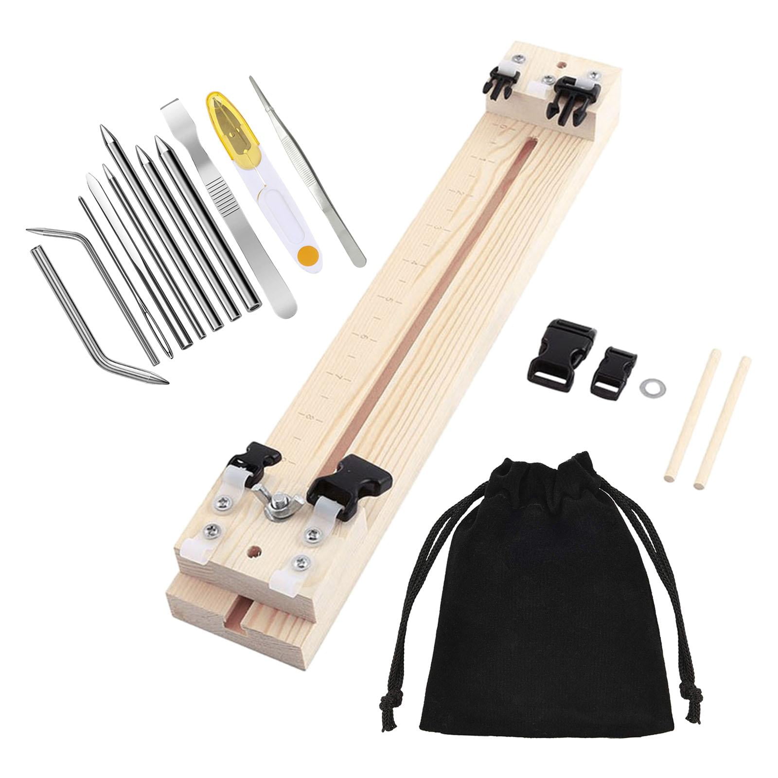 Nishiyuenyi Paracord Lacing , Jig Bracelet Maker Smoothing Tool DIY for Strings Weaving Gift