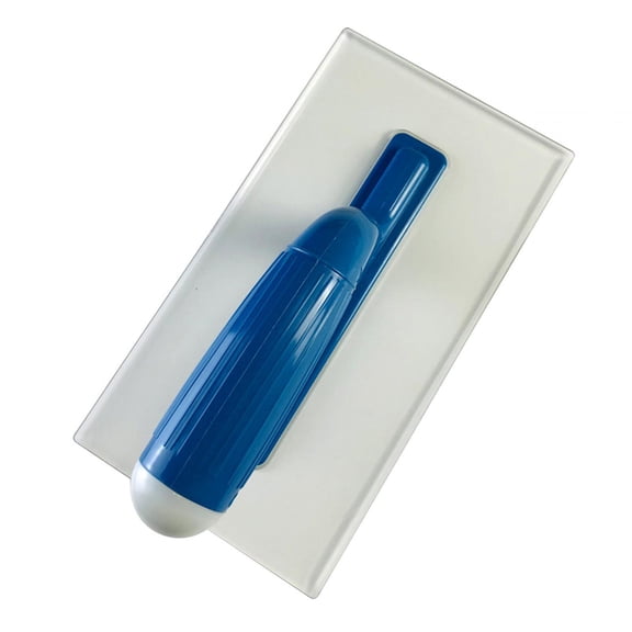 Nishiyuenyi Plaster Trowel Bricklayer Concrete Tools with Handle Scraping Finishing Trowel Tile Float Tiling Tool for Plasterboard Grouting Float Lining 24.5cmx13.3cm