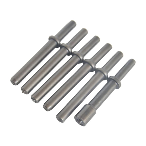 Nishiyuenyi Pneumatic Air Bits Set Auto Repair Rivet Tool Heavy Duty Pneumatic Spring Chipping Accessories 4Cr Steel Suitable for Automotive Repairs Metalworking Bricklaying Professional Type D