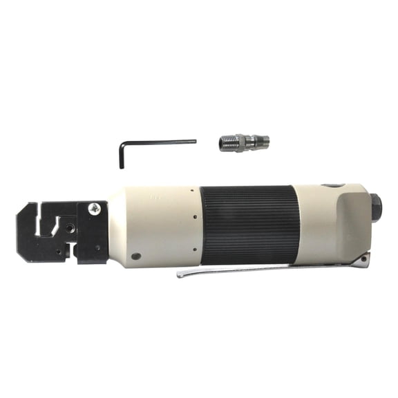Nishiyuenyi Pneumatic Stamping Tool Made of Zinc Alloy, Pneumatically Operated Metal Stamping Machine, Edge Setter/flanging Punch with Connecting Key