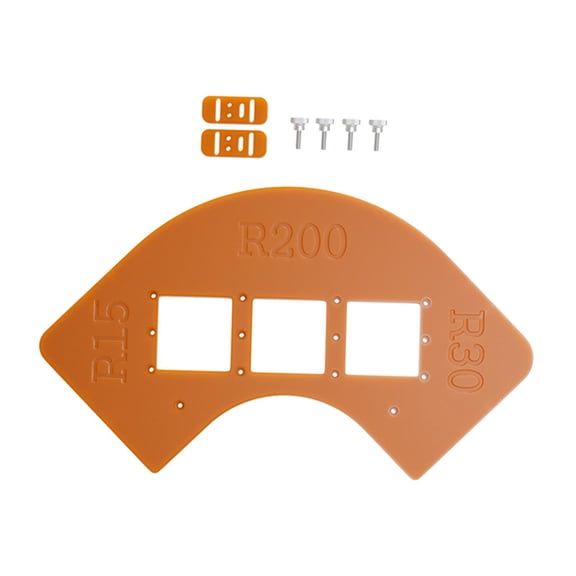 Nishiyuenyi Radius Jig Woodworking Trimming Tool ARC Template Reusable Portable Professional Style A