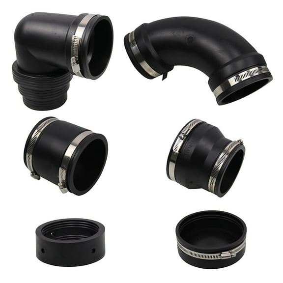 Nishiyuenyi Reusable RV Sewer Adapter System Kit with Slip Fit Coupling for Efficient Camper