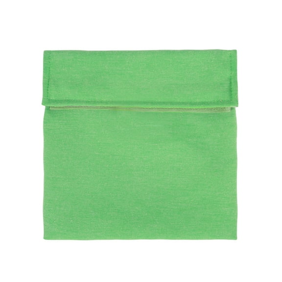 Nishiyuenyi Reusable Sandwich and Snack Bags Fabric Washable Green