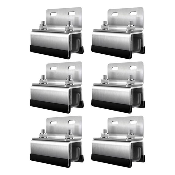 Nishiyuenyi Roof Rack Mount Kit High Performance Directly Replace Van Roof Rack Brackets Double Hole 6pcs Set