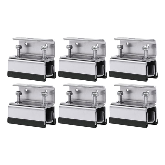 Nishiyuenyi Roof Rack Mount Kit High Performance Directly Replace Van Roof Rack Brackets Single Hole 6pcs Set