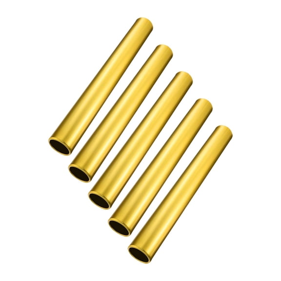 Nishiyuenyi Set of 5 Relay for Track And Field Events, 11.42" Running Sticks for Outdoor Use Gold