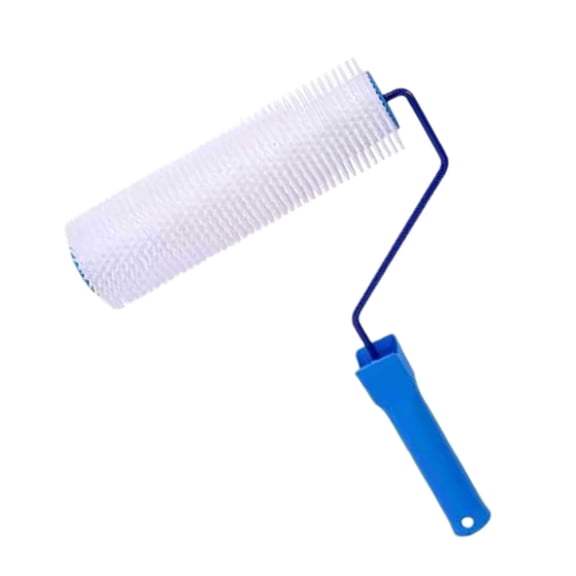 Nishiyuenyi Spiked Roller Leveling Roller Hand Tool Easy to Grip Efficiency Ergonomic Handle 9inch