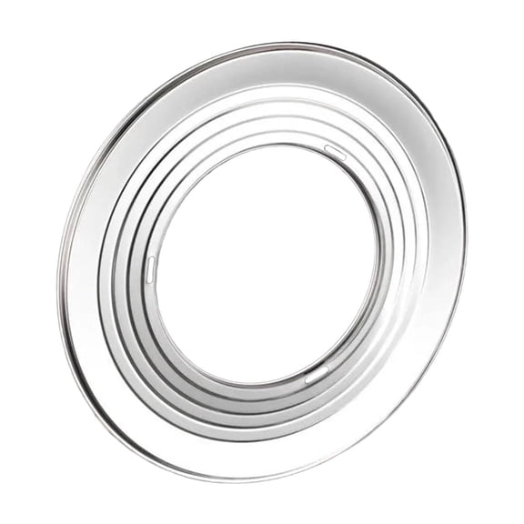 Nishiyuenyi Steam Ring for Steam Basket Over Soup Pots, Stainless Steel Cooking Adapter Rack Outer Dia. 31cm
