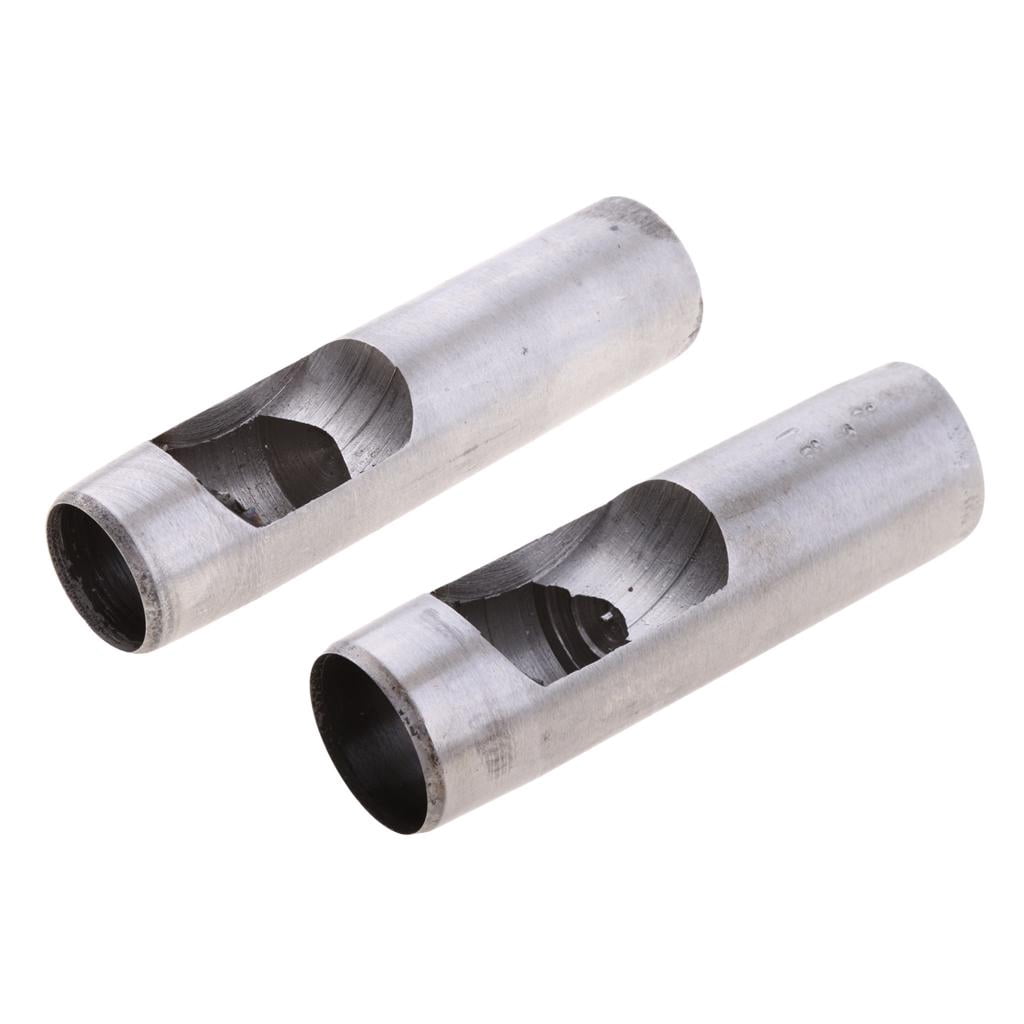 Nishiyuenyi Steel Round Hollow Punch Hand Tools Hole Punching Leather Gasket -30mm, 25mm
