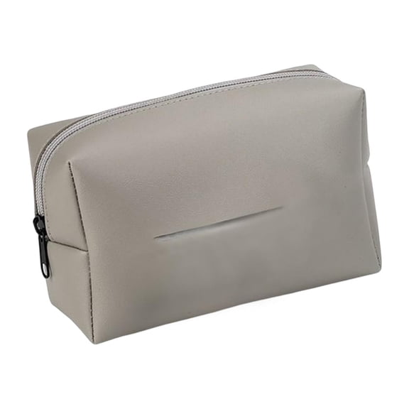 Nishiyuenyi Tissue Holder Sun Visor Seat Back Organizer Paper Towel Bag Convenient Dispenser Gray