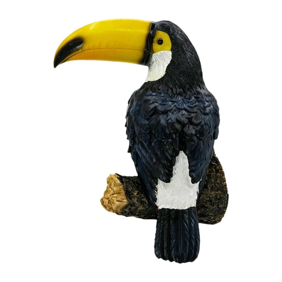 Nishiyuenyi Toucan Figurine Animal Sculpture Housewarming Gift Multipurpose Decoration Resin