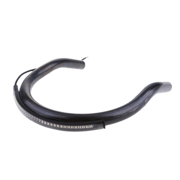 Nishiyuenyi Upswept 210mm Cafe Racer Frame Hoop Tracker End Seat Loop & LED Tail Light