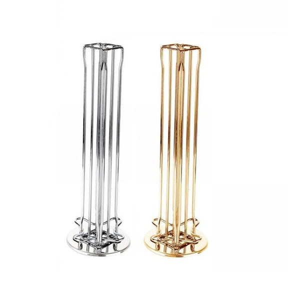 Nishiyuenyi chiwanji 2x Iron Wire Coffee Pod Rack Tower for Coffee Bar 40