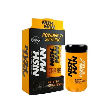 Nishman Mattifying Hair Volumizing Powder Wax, Matte Finish, 24 Hrs Strong Hold For Men, Hair Styling Powder Wax, 10G, Pack Of 1
