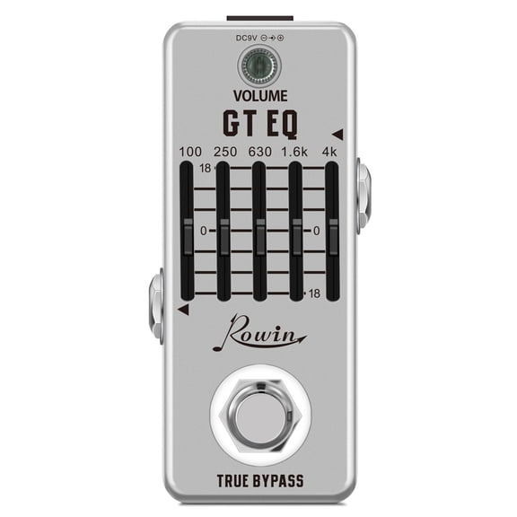 Nishore Audio effect machine,Pedal Equalizer 100hz Mono Metal Shell Metal Shell Pedal 4khz 1/4 Inch Pedal Overload Delay 100hz 250hz 630hz Eq Pedal 250hz 630hz 1.6khz Equalizer 100hz 250hz Rusuo