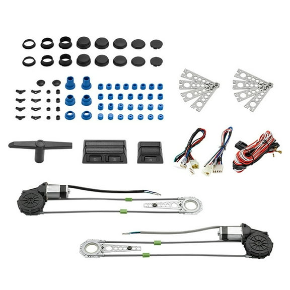 Nishore Automatic Window Opener,Car Window Conversion Kit Window Opener Switches And Window Kit Lifter Switch Conversion 2- Door Van Car Door Window Suv Van Conversion Door Window Conversion 2 Door