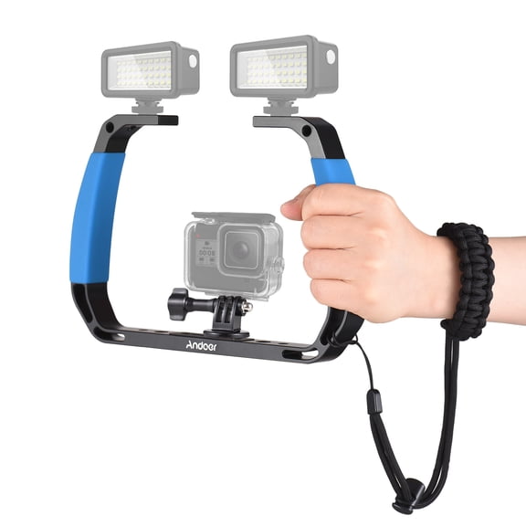 Nishore Bracket,Camera Hand Stabilizer Camera Dive With Cold Hand Compatible With 12/11/10 Osmo Cold Wrist Compatible With Cold Compatible With 12/11/10 Osmo 4/3/2 Stabilizer Camera