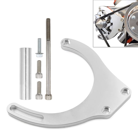 Nishore Bracket,Lwp Low Mount Huiop Block Kit 551496 Mount Block Kit Bbc Alternator Adjustable Lwp Low Silver Alternator Drive Kit Siuke Drive Kit Bbc Laoshe Papapi