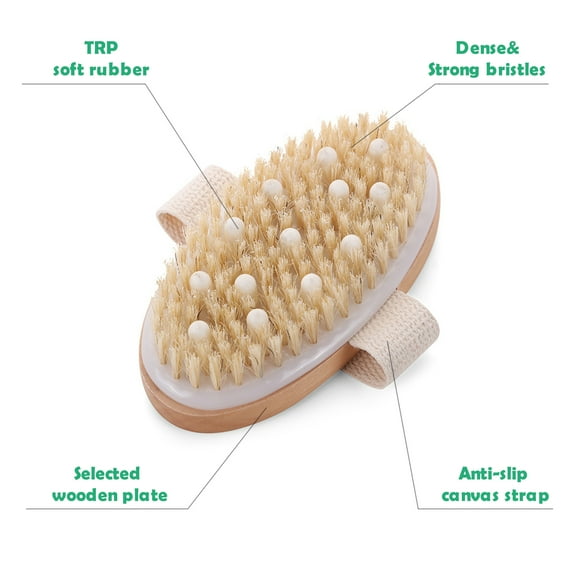 Nishore Cosmetic brush,Body Bath Cosmetic Brush Body Body Brush Dead Natural  Brush Or Reduction Dead Body Bath Brush  Brush Body Brush Dead Spa Body Bath Dead