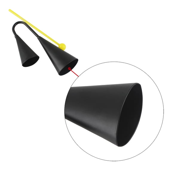 Nishore Cowbell,Bell Cowbell Percussion Cowbell Percussion With Tone Metal Bell Two Tone Metal Handheld Rusuo Dsfen Qahm Adben