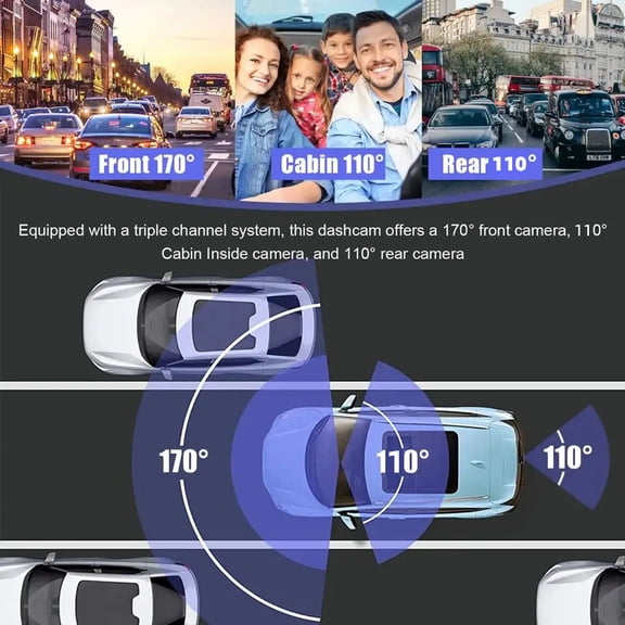 Nishore Dash Camera,Rearview Mirror Car Clear Car Rearview 3 Cam 2in Mirror Car Video Camera Auto Safety 2in Clear Car Cabin 3 2in Camera Cars Car Camera Cars Mewmewcat Car 3 Siuke Rear Cabin 3