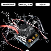 Nishore ESC,Esc With 4-6s 5a/5.8v Bec 3660/3670/3674 120a Esc Bec 3660/3670/3674 Motor 3660/3670/3674 Motor 1/8 With 4-6s 5a/5.8v 1/8 Remote Car/off-road/boat 4-6s 5a/5.8v Bec Car/off-road/boat Toy