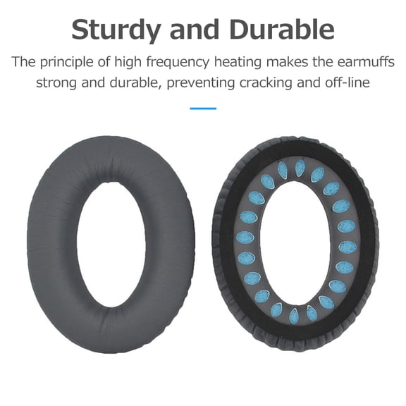 Nishore Earmuff,Ear Cushions Pads Compatible With Compatible With Qc25 Buzhi Qc25 Qc15 Qc35 Ear Pads Compatible Head-mounted Headset Ear Soft Breathable Ear Earmuff Wemay Soft Breable Ear