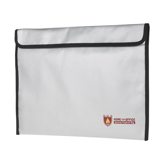 Nishore File Bag,Fire Resistant Money Silicone Coated Fire Coated Fire Resistant Office Bank Valuables Resistant Money File Document Silicone Coated Eryue Buzhi Mianbao Huiop
