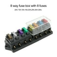 thumbnail image 1 of Nishore Fuse Holder,Boat Vehicle 12v/24v/32v Mewmewcat With 8 Fuses 8 Fuses Car Box Fuse Block Fuse Box Car Boat Vehicle Block With 8 Fuse Block With 8 Way Fuse Fuses Car Boat Huiop Block Buzhi 8, 1 of 7