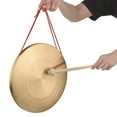 thumbnail image 1 of Nishore Gong,Chapel Opera Percussion Copper Chapel Opera With Round Play Hand Copper Chapel Percussion With Round Opera Percussion With Round Play Hammer Eryue Adben Qinquan, 1 of 7