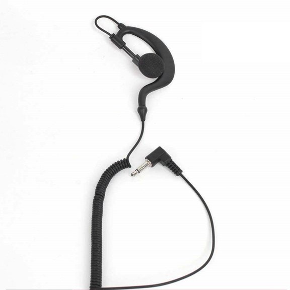 Nishore Headset,Earpiece With Clip 1 Pin Earpiece Headset Ear Headset With Coiled Cable Headset Ear Radio Ear Radio Earpiece Shape Two Way Cable 1 Ear Two Way Earpiece Shape Clip-ear Ear Clip 4 2.5mm