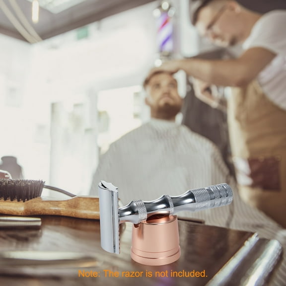 Nishore Manual shaver base,Manual Stand Shaver Safety Stand A Stylish Men's Alloy Safety Alloy Manual Shaver Stylish Manual Shaver Stand Alloy Man's Manual Stand Durable Alloy Stand - Stylish